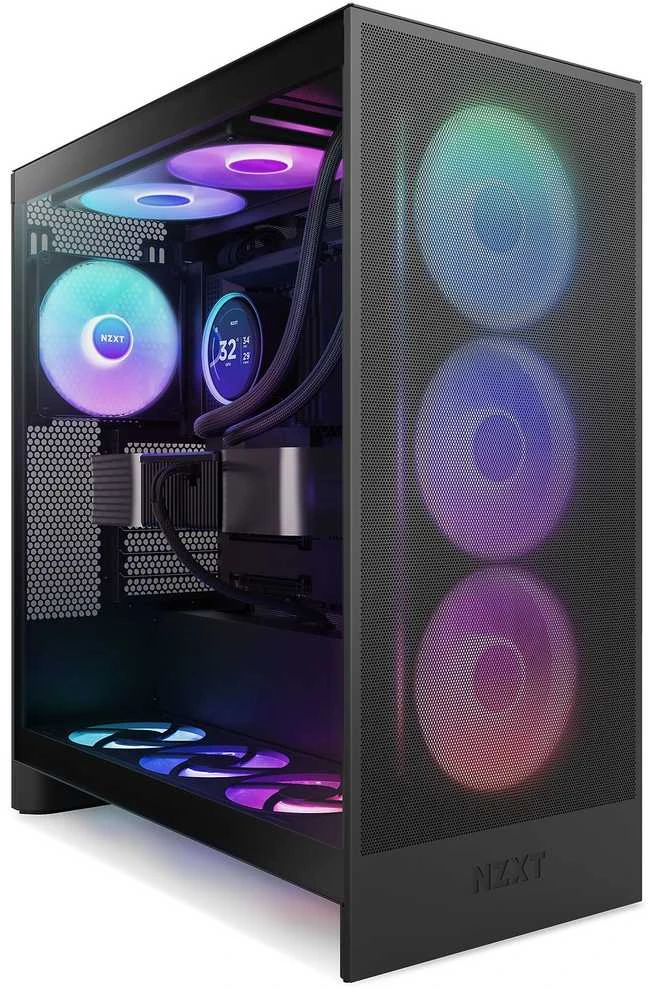 NZXT F-Serie F420 RGB Core Lufter Uni-Body Juodas RF-U42HF-B1