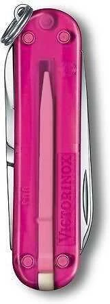 Victorinox Classic SD rožinis peiliukas su pincetu