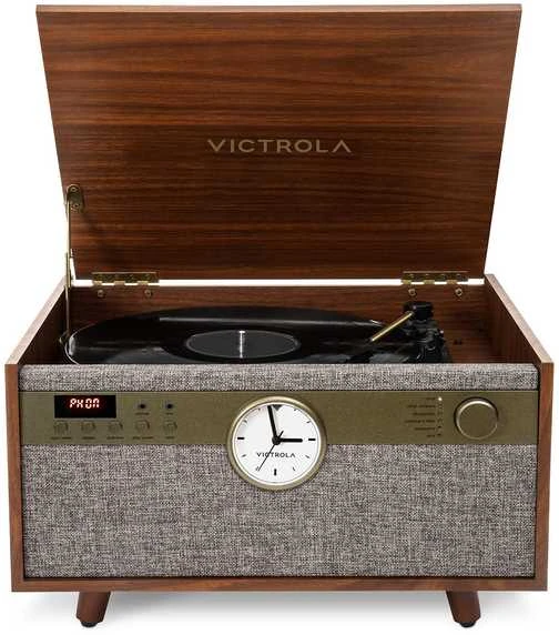 Victrola Century Signature musiikkikeskus, pähkinä