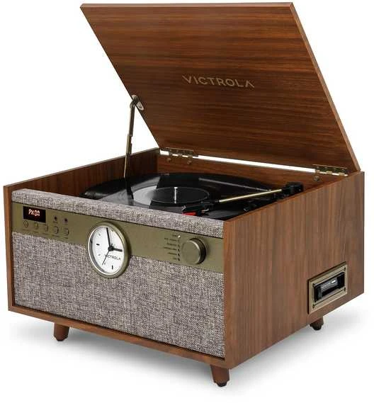 Victrola Century Signature musiikkikeskus, pähkinä