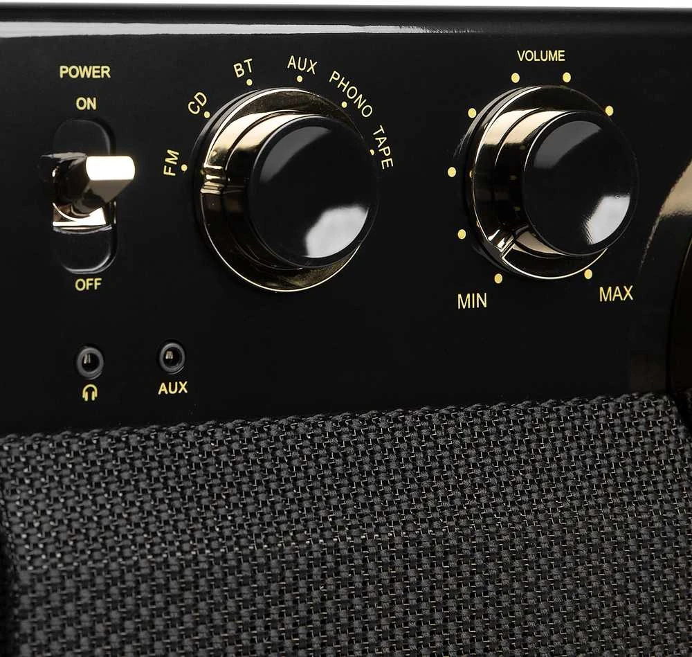 Patefonas Victrola The Empire VTA-270B, su CD, kasečių ir FM grotuvu