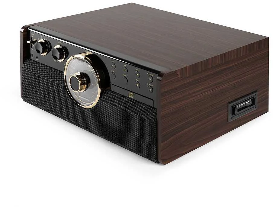 Patefonas Victrola The Empire VTA-270B, su CD, kasečių ir FM grotuvu