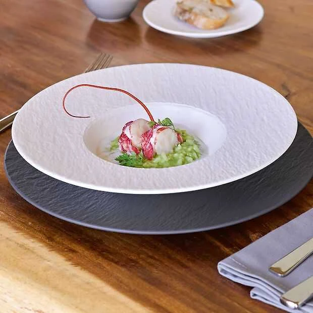 Villeroy & Boch Manufacture Rock -astiasarja, 6-osainen, valkoinen