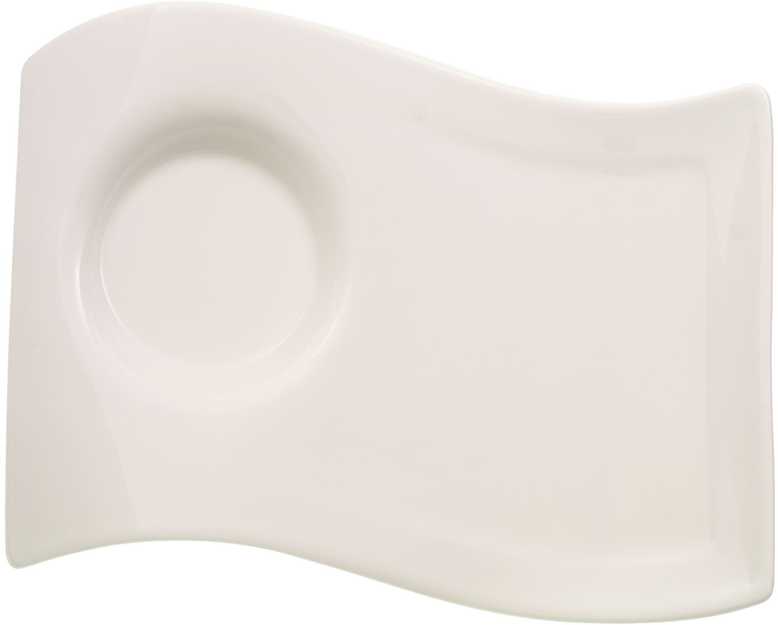 Villeroy & Boch Lėkštutė Villeroy&Boch NewWave, puodeliui 380ml, porcelianas, 22 x 17 cm, vnt
