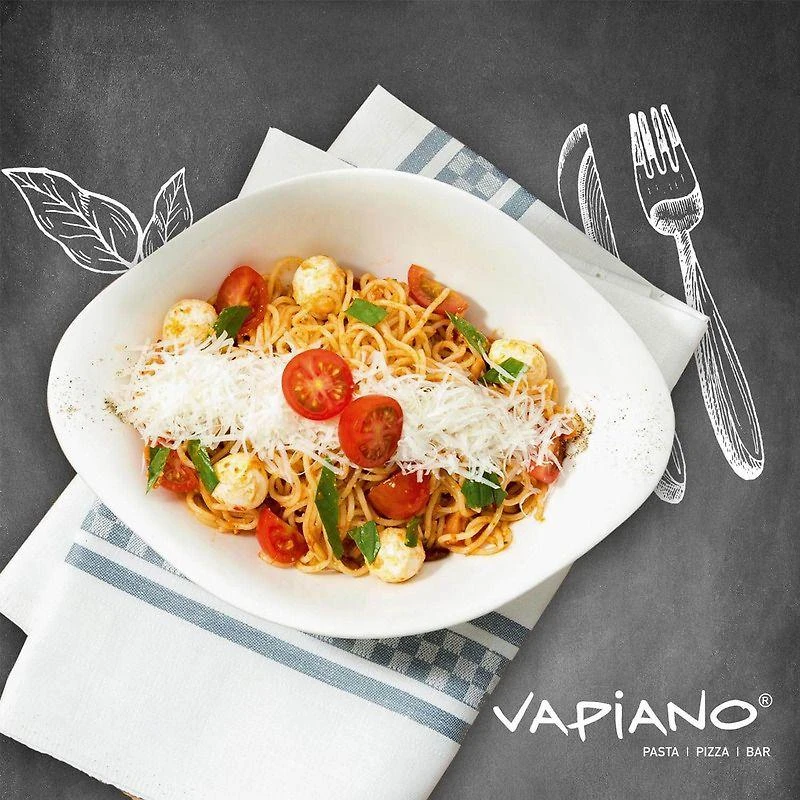 Villeroy & Boch Vapiano trio bowl -kulhosetti, 6-osainen, valkoinen