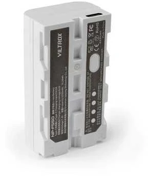 Baterija - Viltrox NP F550 2200mAh USB C Įkrovimas