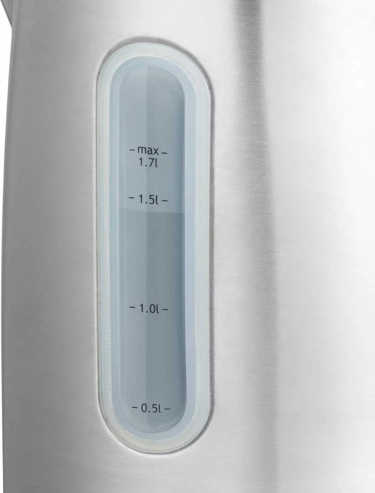 Russell Hobbs virdulys Heaton, šlifuotas nerūdijantis plienas su juodais akcentais, 1,7 l