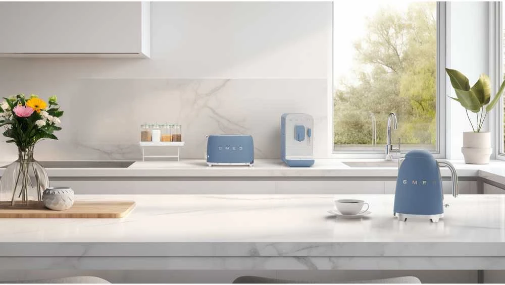Smeg KLF03SBMEU electric virdulys, 1.7 l, 3000W - mėlynas