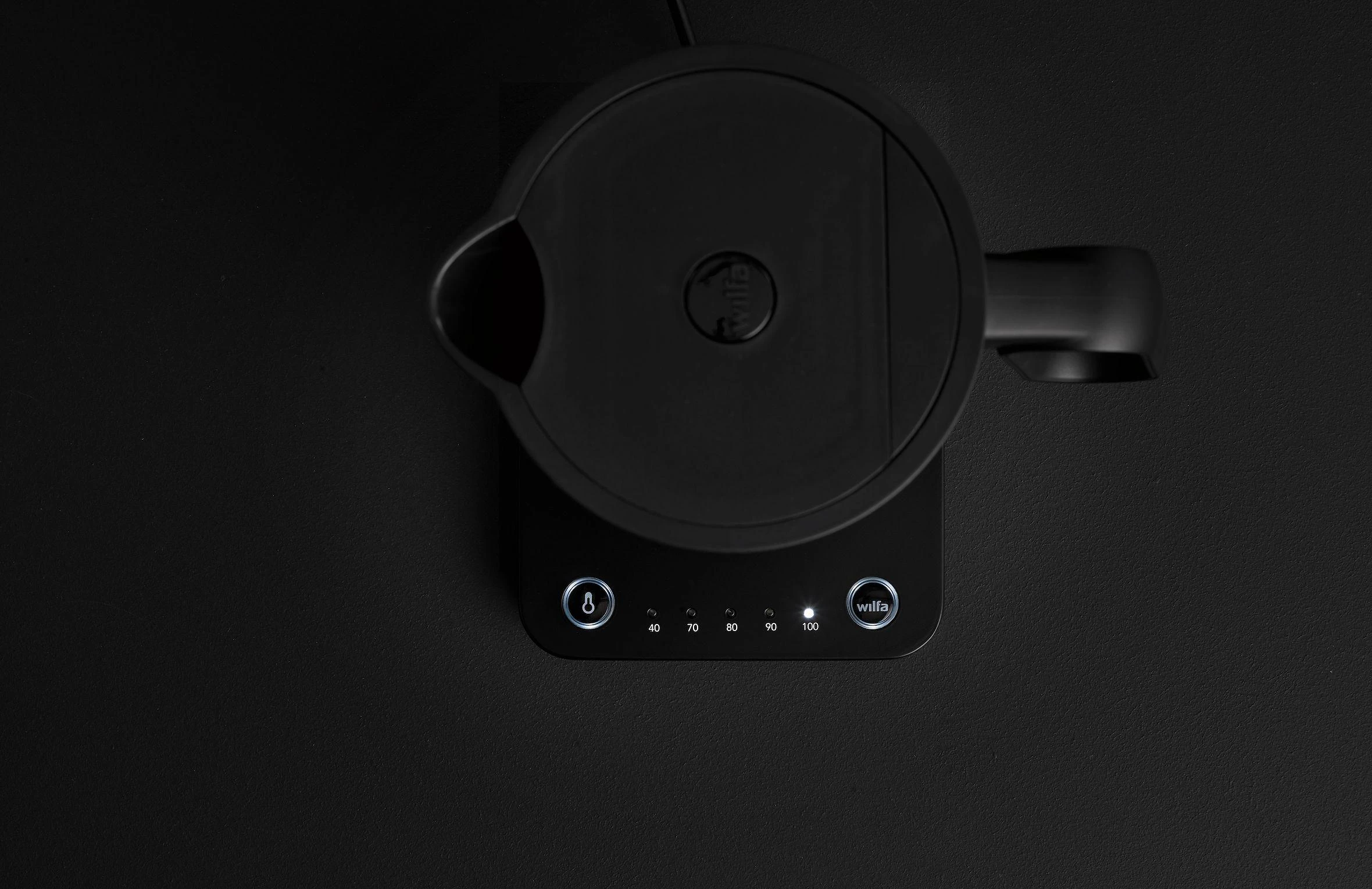 Virdulys WILFA FORMAT Juodas KETTLE