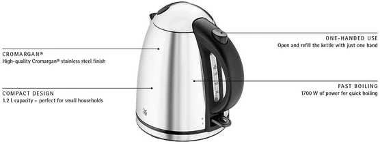Elektrinis virdulys WMF 413010012 STELIO 1,2L