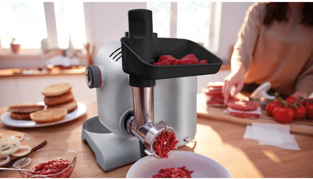 Virtuvinis kombainas Bosch MUM58359 Serija 4, Virtuvės kombainas, MUM 5, 1000 W, Sidabrinės