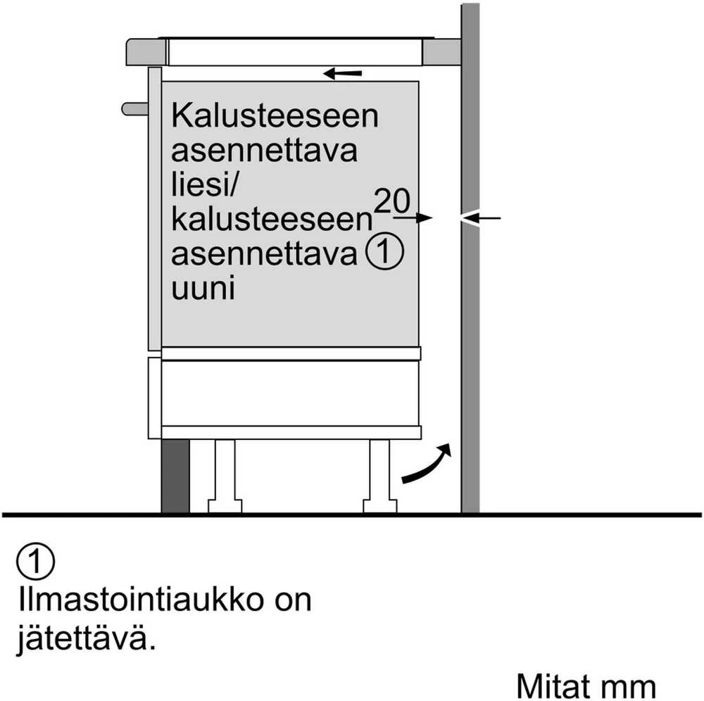 Indukcinė kaitlentė Bosch PXX375FB1E  30cm.