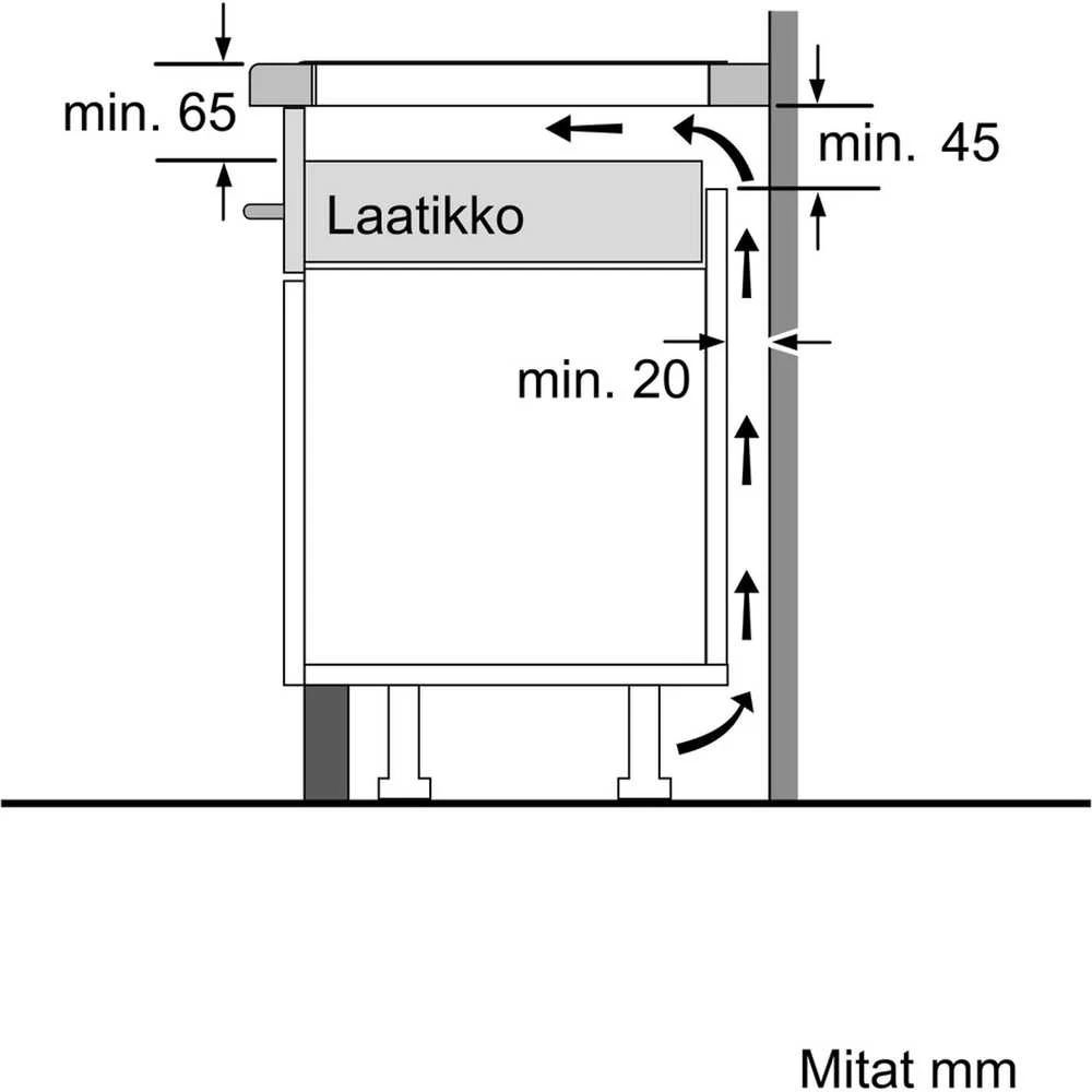 Indukcinė kaitlentė Bosch PXX375FB1E  30cm.