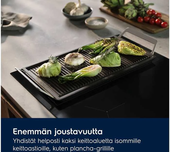 Kaitlentė  Electrolux HOB654F 600 sarjan Bridge induktiokeittotaso, 60 cm
