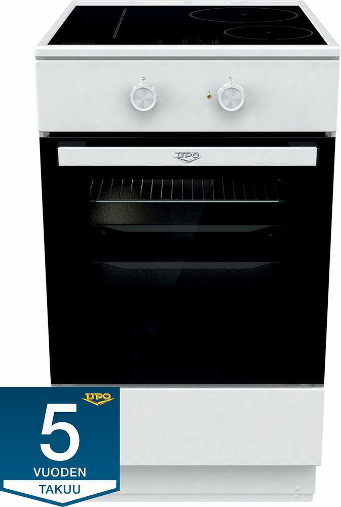 Orkaitė Upo UEI5A60W induktioliesi, valkoinen