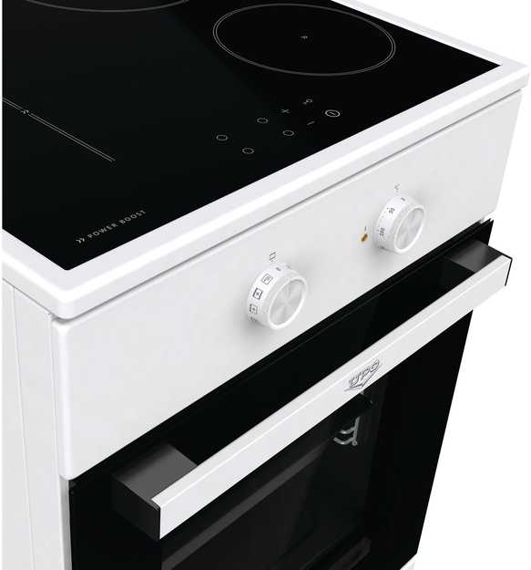 Orkaitė Upo UEI5A60W induktioliesi, valkoinen