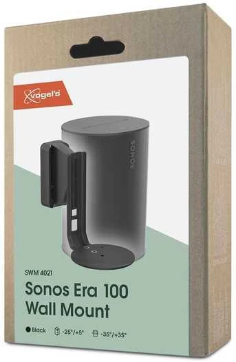 „Vogels“ sieninis laikiklis | Garsiakalbio sieninis laikiklis, skirtas „Sonos Era 100“ | Pakreipimas, pasukimas | Maksimalus svoris (talpa) 7kg | Juodas