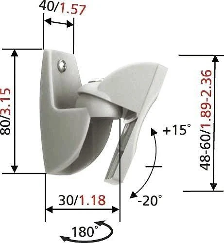 Vogels garsiakalbio tvirtinimo laikiklis (VLB 500)