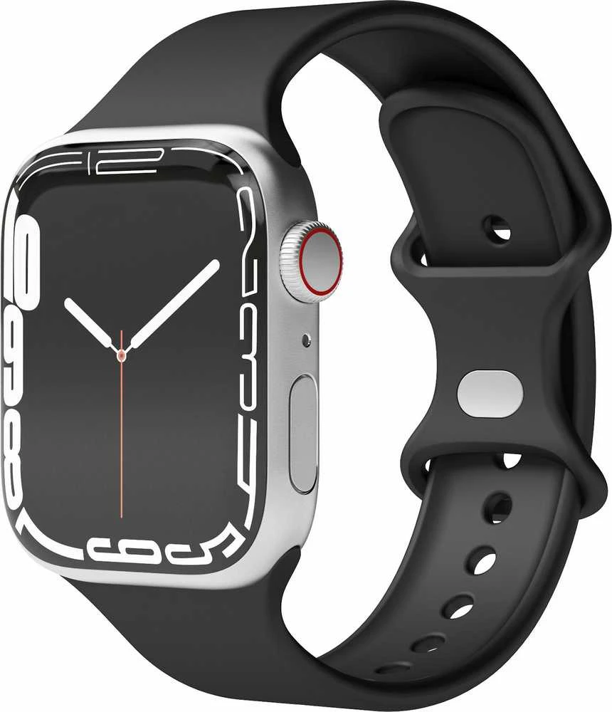 Išmaniojo laikrodžio dirželis Vonmählen, skirtas Apple Watch 38/40/41 mm, Juodos spalvos