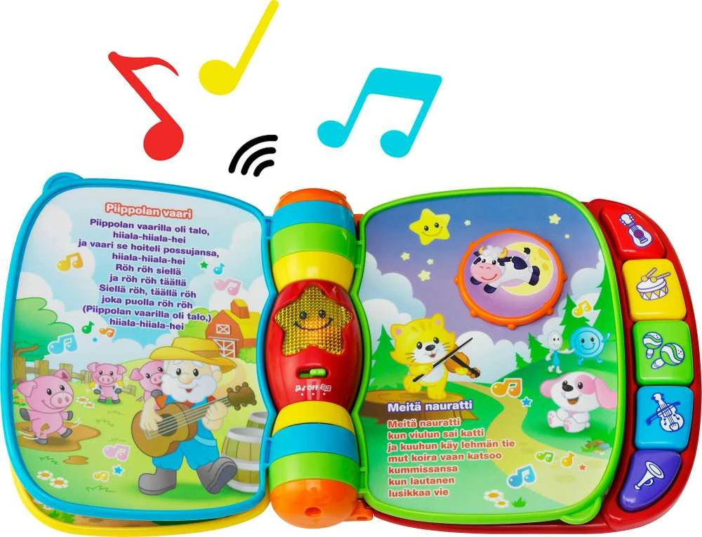 Vtech Vtech Baby Muzikinė vaikų eilėraščių knyga, FI