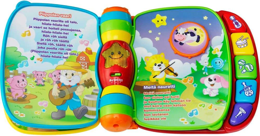 Vtech Vtech Baby Muzikinė vaikų eilėraščių knyga, FI