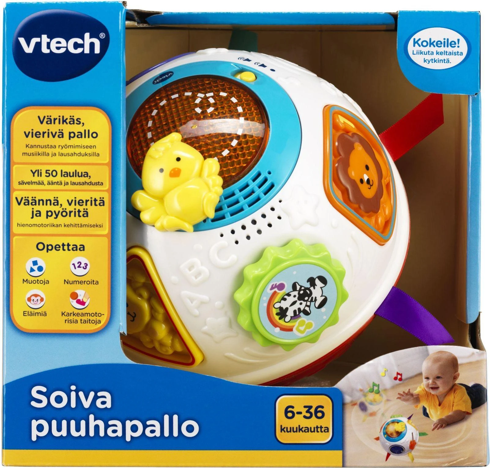Vtech Baby skambantis medinis rutulys