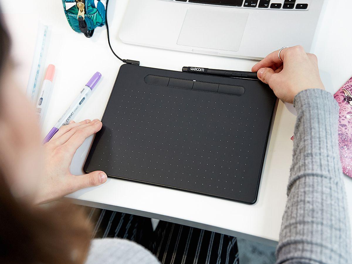 Grafinė planšetė Wacom Intuos Comfort Plus PB M (CTL-6100WLK-N), Juoda ...