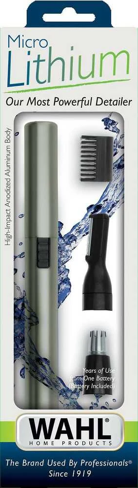 Nosies, ausų, antakių, ūsų plaukų trimeris Wahl Home Lithium Pen Trimmer 5640-1016, kelioninis