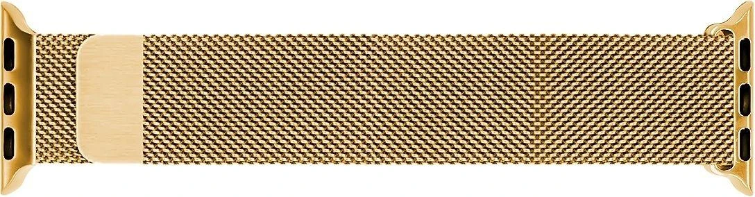 Wave Banginė plieno pintinė apyrankė, Apple Watch 38 mm / 40 mm / 41 mm, auksas