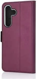 Dėklas Wave Book Case suojakotelo, Samsung Galaxy S25 FE 5G, smoky sangria