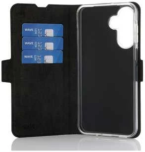 Dėklas Wave Book Case suojakuori, Samsung Galaxy A17 5G / Samsung Galaxy A17 4G, musta