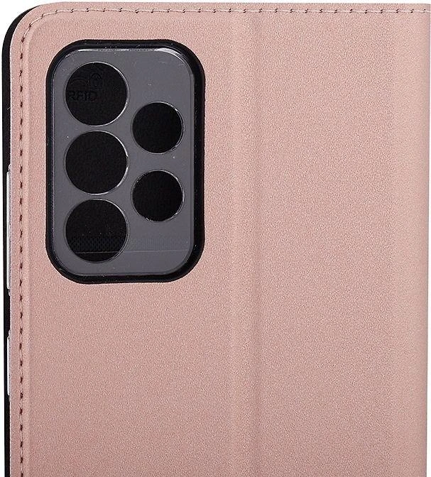Dėklas „Wave BookCase“, „Samsung Galaxy A52“ / „A52 5G“ / „A52s“, „Rose Gold“.