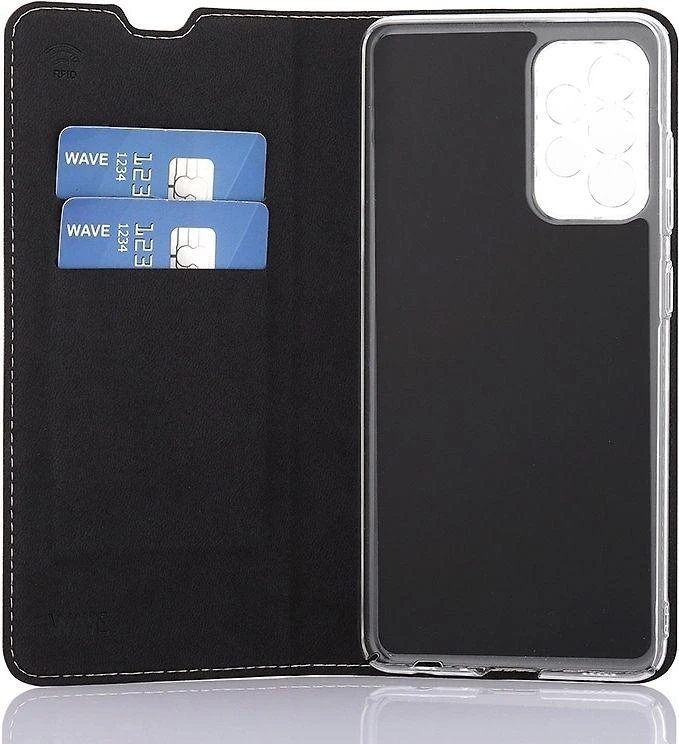 Dėklas „Wave BookCase“, „Samsung Galaxy A52“ / „A52 5G“ / „A52s“, „Rose Gold“.