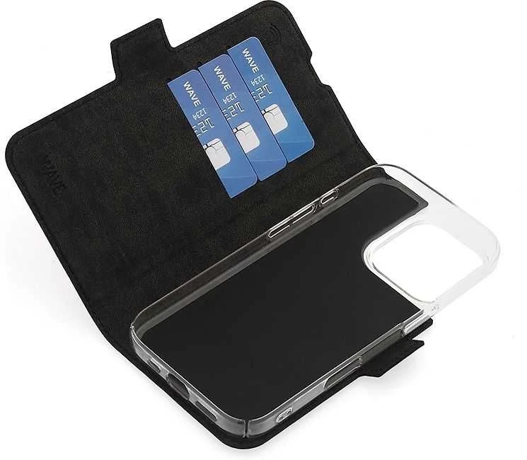 Telefono dėklas Wave BookCase MagSafe, skirtas Apple iPhone 16 Pro