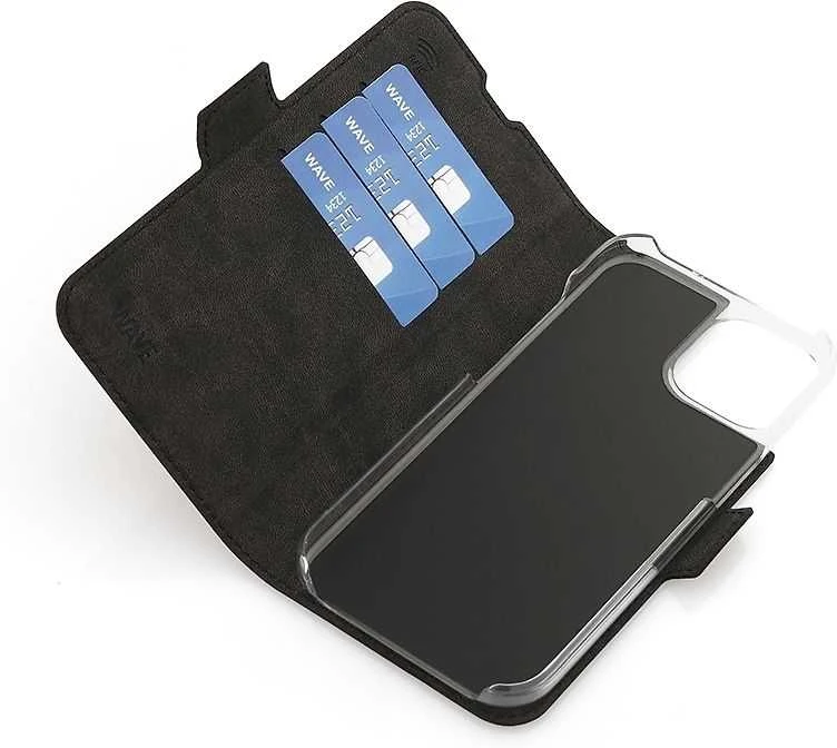 Telefono dėklas Wave BookCase MagSafe, skirtas iPhone 15