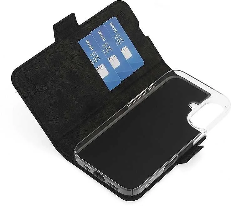 Telefono dėklas Wave BookCase MagSafe, skirtas Apple iPhone 16