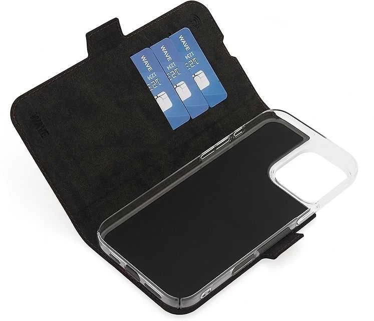 Telefono dėklas Wave BookCase MagSafe, skirtas iPhone 16 Pro Max