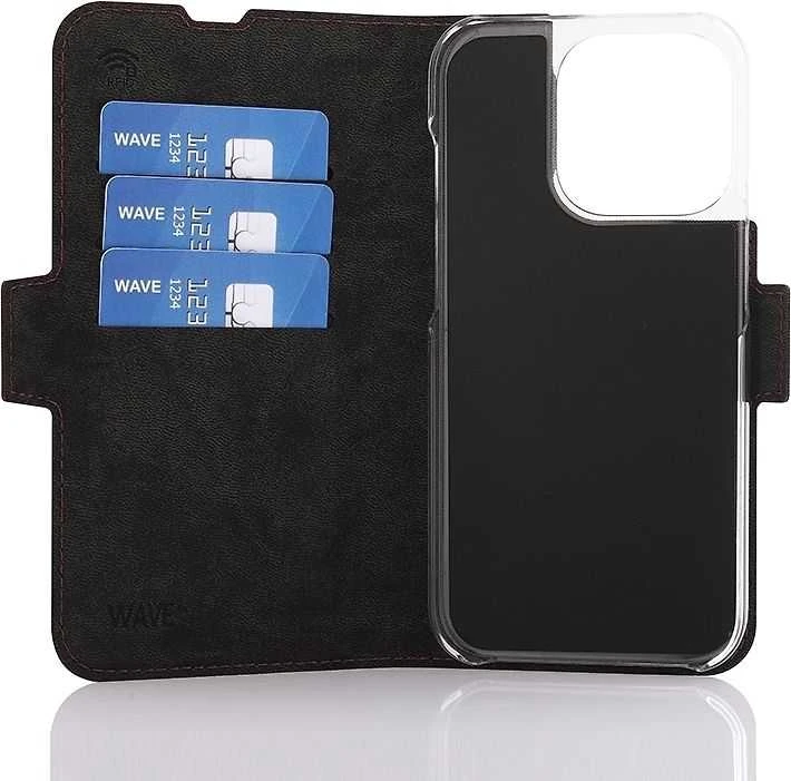 Telefono dėklas Wave BookCase MagSafe, skirtas iPhone 15 Pro