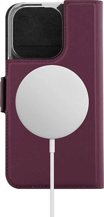 Telefono dėklas Wave BookCase MagSafe, skirtas iPhone 15 Pro