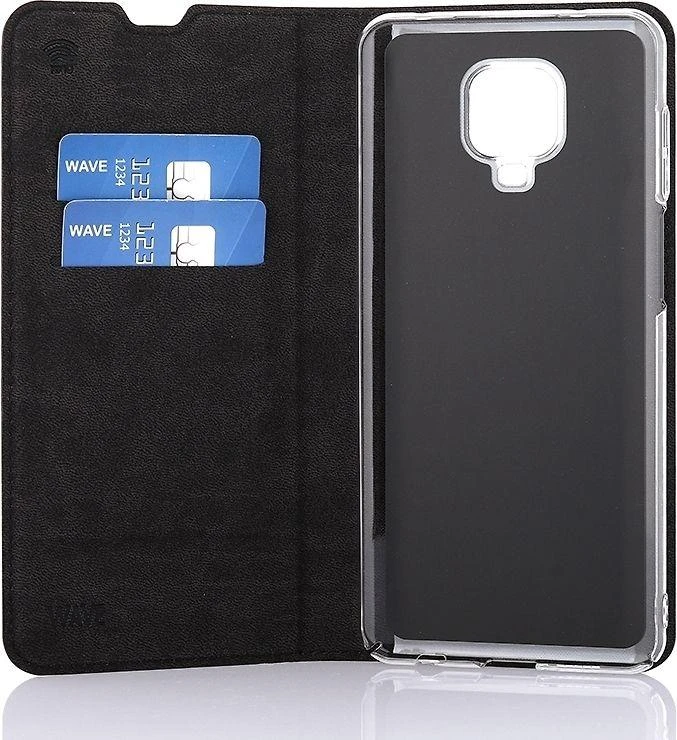 Telefono dėklas Wave BookCase, skirtas Xiaomi Redmi Note 9 Pro