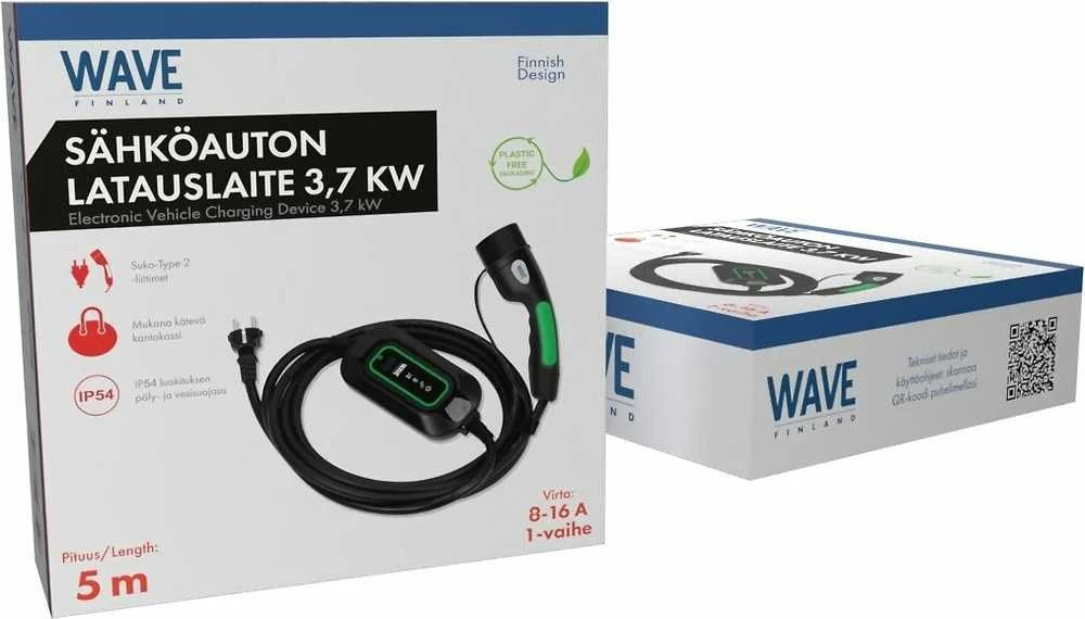 Wave EV įkrovimo laidas dėžutėje