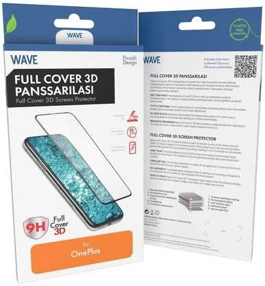Wave Full Cover 3D-panssarilasi, OnePlus 13, musta kehys