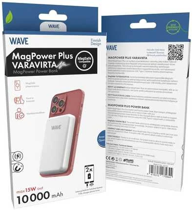 „Wave MagPower Plus“ išorinė baterija, 10000 mAh