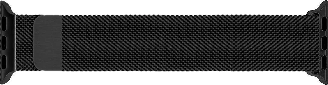 Wave plieno pintinė apyrankė, Apple Watch 38 mm / 40 mm / 41 mm, juoda