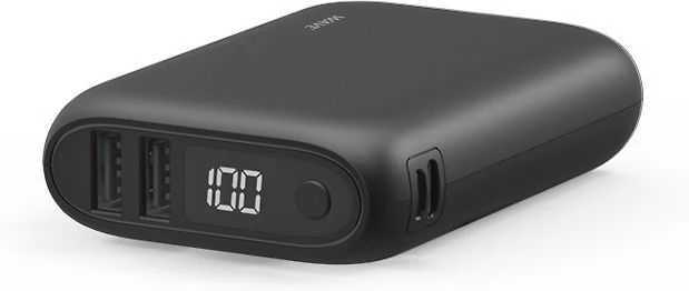 Wave Pocketpower atsarginis maitinimo šaltinis, 10 000 mAh, juodas