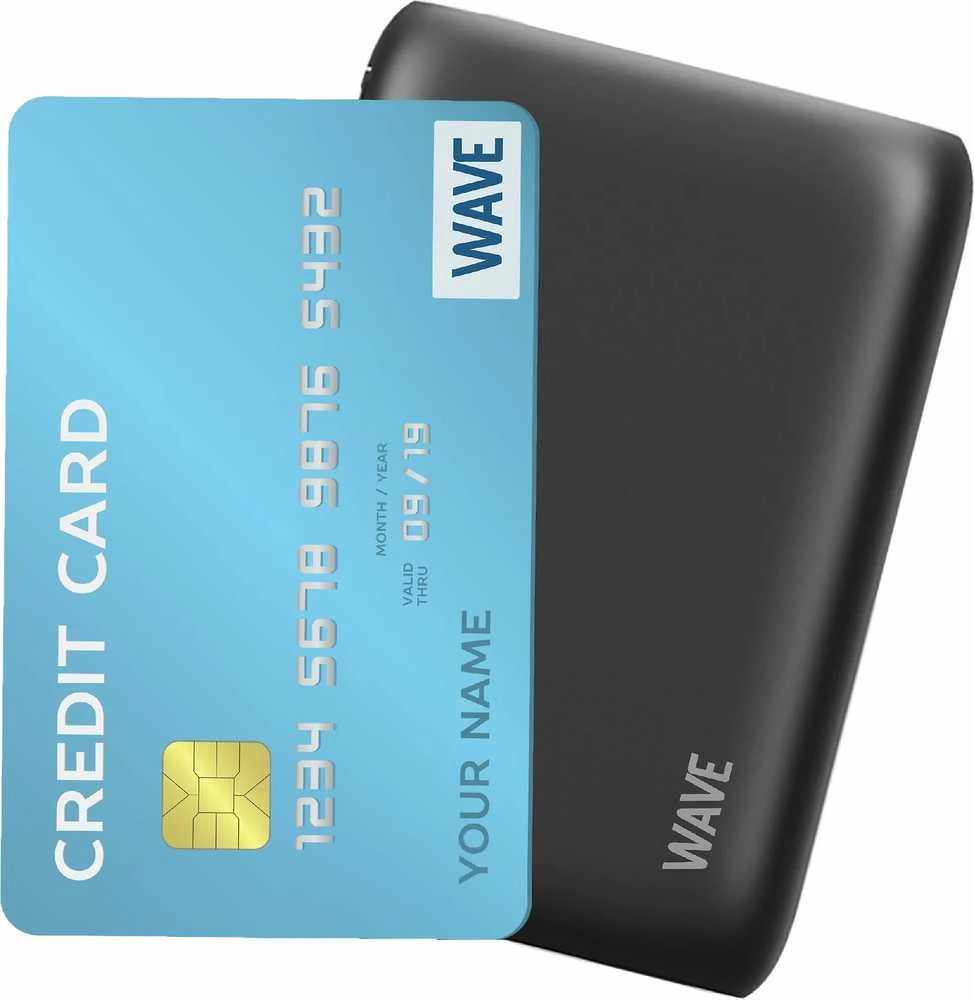Wave Pocketpower atsarginis maitinimo šaltinis, 10 000 mAh, juodas