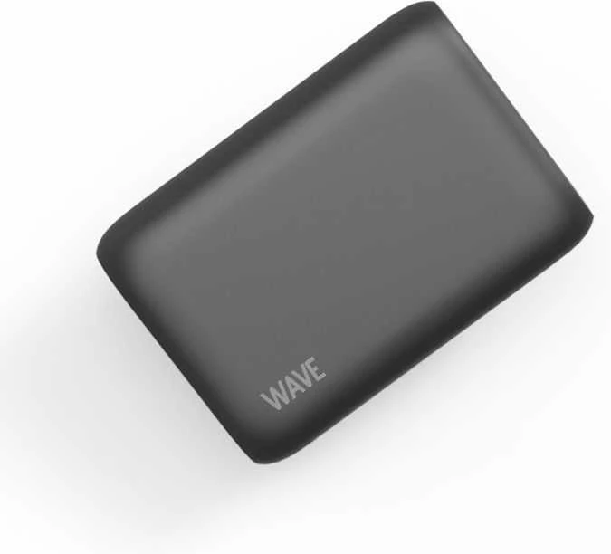 Wave Pocketpower atsarginis maitinimo šaltinis, 10 000 mAh, juodas