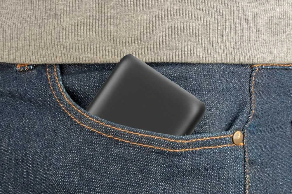 Wave Pocketpower atsarginis maitinimo šaltinis, 10 000 mAh, juodas