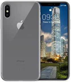 Wave silikoninis dėklas iPhone X / Xs, skaidrus