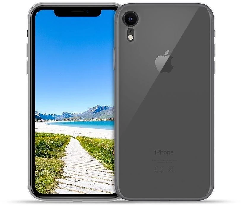 Wave silikoninis dėklas iPhone XR, skaidrus